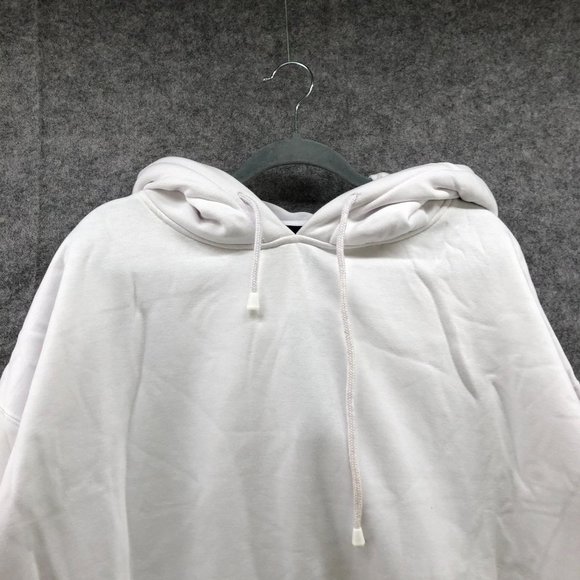 NWT Bronx Express Plain White Hoodie Sweatshirt Unisex Size 4XL DIY Thick - Picture 3 of 11